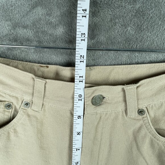Lauren Jeans Co Ralph Lauren Khaki Pants Women’s 4P Petite Light Tan Stretch - Picture 7 of 8